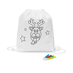 GLENCOE. Children's colouring drawstring bag 3